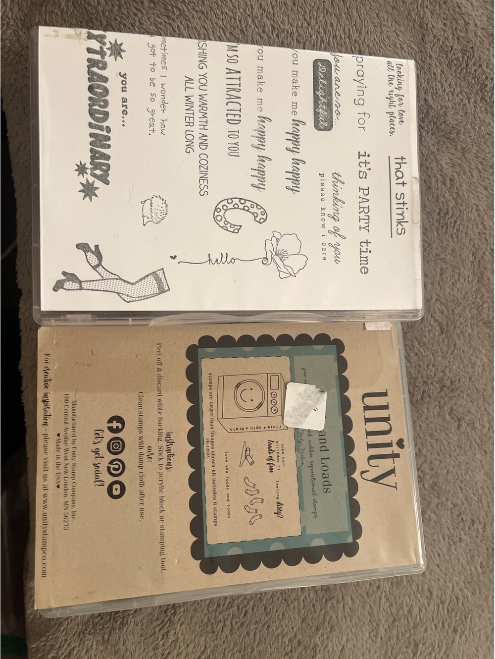 Unity Stamp Company Clear Stamp Set - Good Loads Collection
